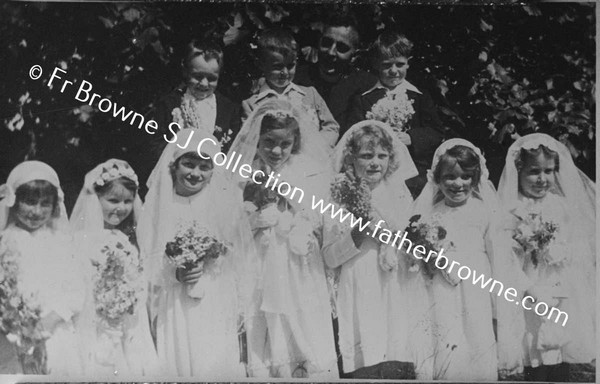 FIRST COMMUNION GROUP WITH MARY WADE COPY